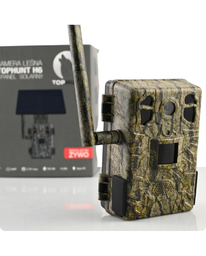 Fotopułapka gsm Kamera Leśna TOPHUNT H6 Tree grain