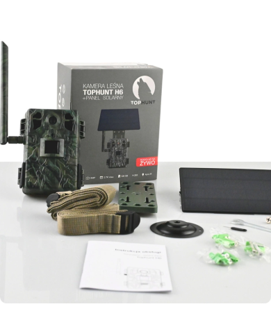 Fotopułapka GSM Kamera Leśna TOPHUNT H6 Green