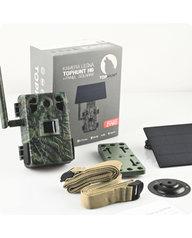 Fotopułapka GSM Kamera Leśna TOPHUNT H6 Green