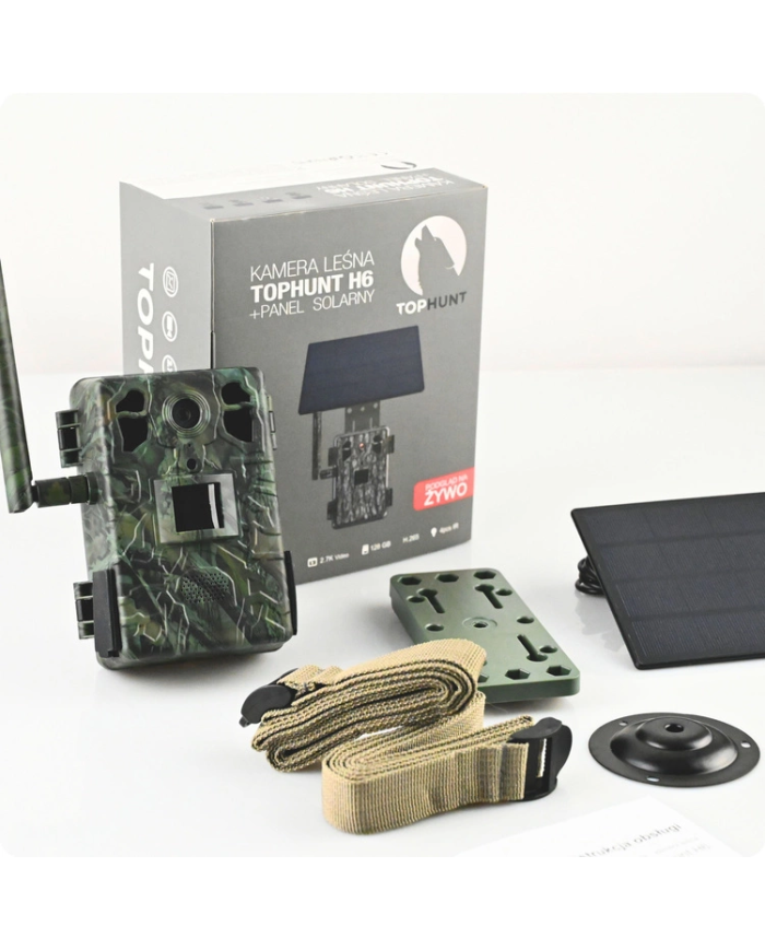 Fotopułapka GSM Kamera Leśna TOPHUNT H6 Green