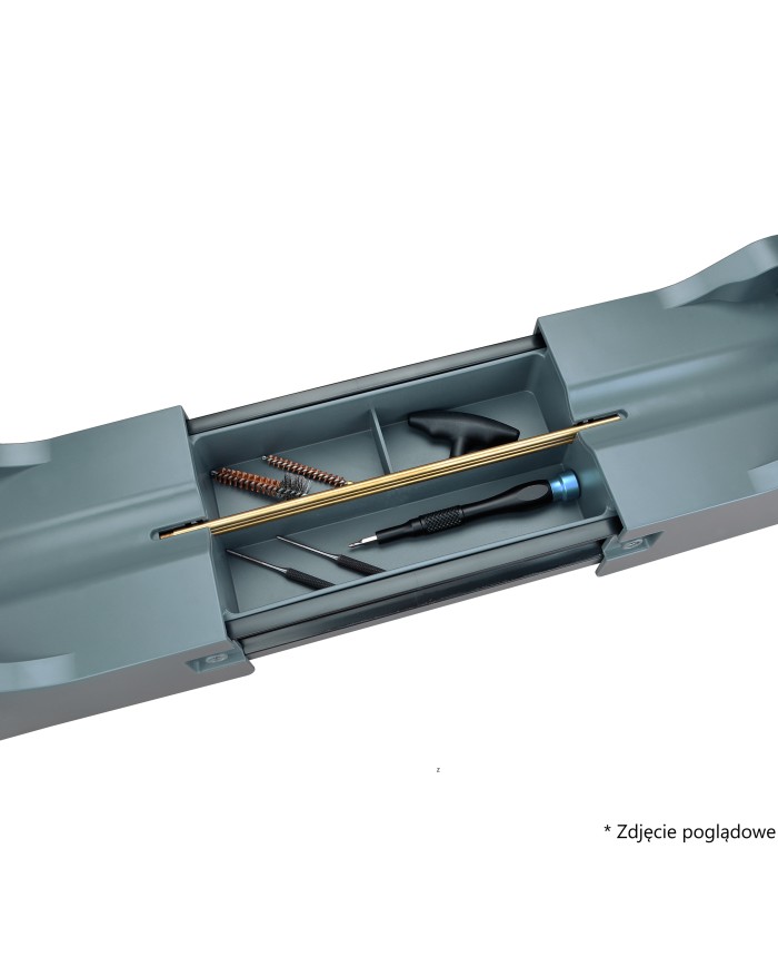 Stojak do czyszczenia broni montażu optyki zestaw wycior szczotki brunox