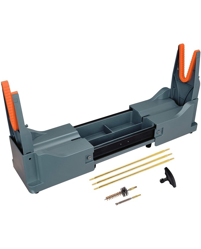 Stojak do czyszczenia broni montażu optyki zestaw wycior szczotki brunox