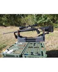 Stojak do czyszczenia broni montażu optyki zestaw wycior szczotki brunox