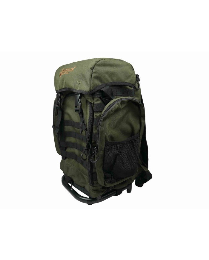 Plecak myśliwski z siedziskiem i kieszenią na broń