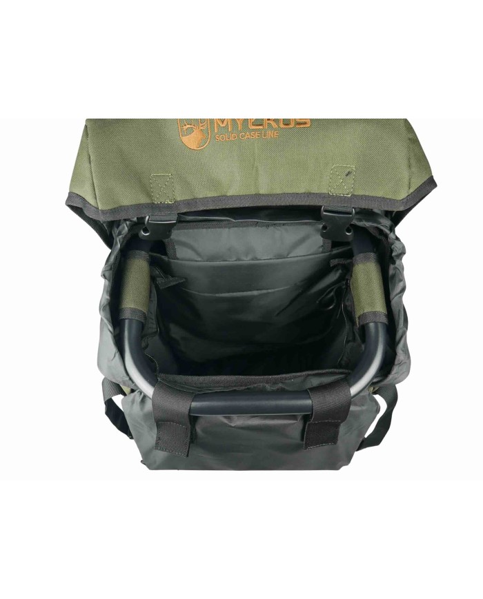 Plecak myśliwski z siedziskiem i kieszenią na broń