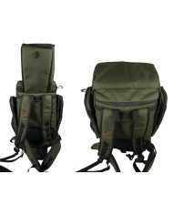 Plecak myśliwski z siedziskiem i kieszenią na broń