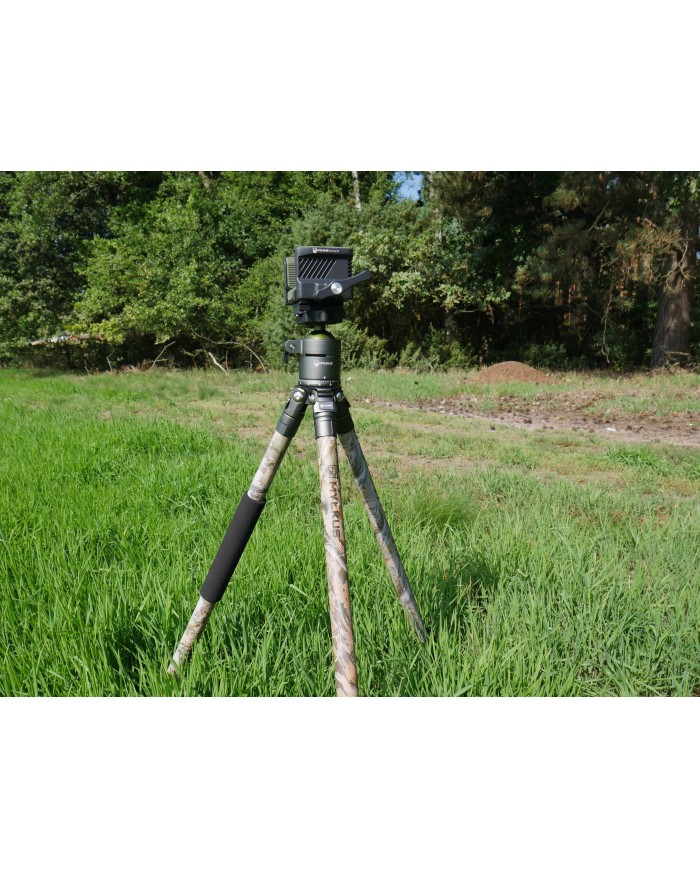 Pastorał myśliwski stabilny trójnóg strzelecki ze wspornikiem lekki