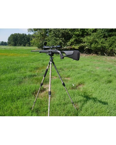 Pastorał myśliwski stabilny trójnóg strzelecki ze wspornikiem lekki