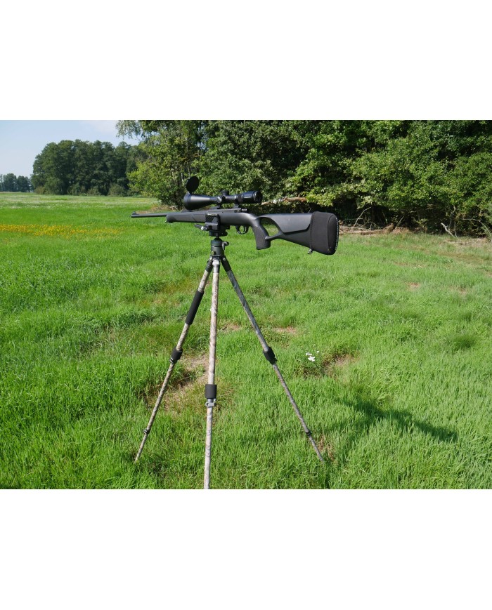 Pastorał myśliwski stabilny trójnóg strzelecki ze wspornikiem lekki