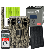 Zestaw Fotopułapka GSM Kamera Leśna TOPHUNT H6 Tree grain