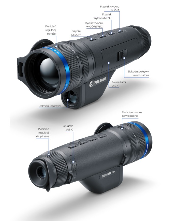 Termowizor Pulsar Telos LRF XP50