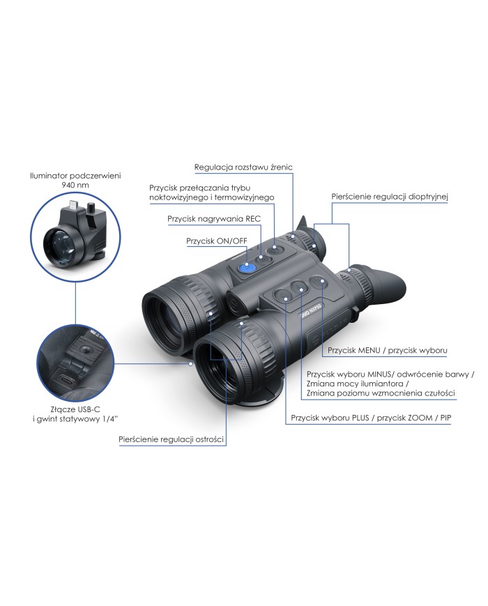 Lornetka multispektralna Pulsar Merger DUO NXP 50