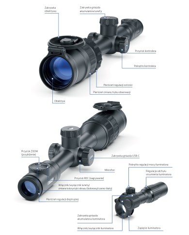 Luneta noktowizyjna Pulsar Digex C50 BEZ IR