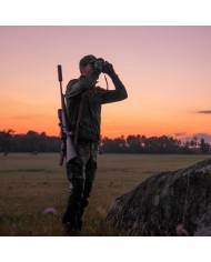 Harkila NOCTYX Camo Fleece Jacket - kurtka polarowa w ciemnym kamuflażu