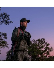 Harkila NOCTYX Camo Fleece Jacket - kurtka polarowa w ciemnym kamuflażu