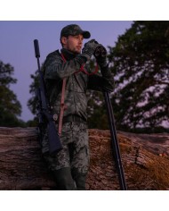 Harkila NOCTYX Camo Fleece Jacket - kurtka polarowa w ciemnym kamuflażu