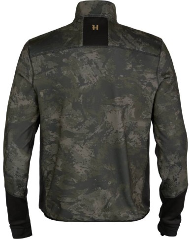 Harkila NOCTYX Camo Fleece Jacket - kurtka polarowa w ciemnym kamuflażu
