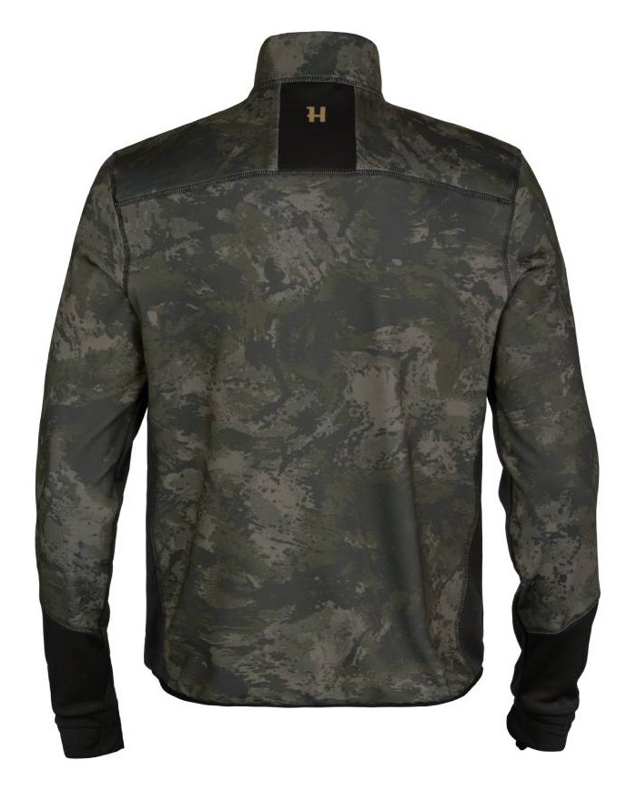 Harkila NOCTYX Camo Fleece Jacket - kurtka polarowa w ciemnym kamuflażu