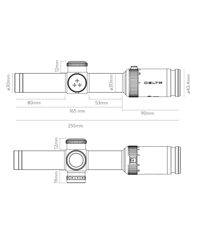 Luneta celownicza Delta Titanium HD 1-6x24 4A-S